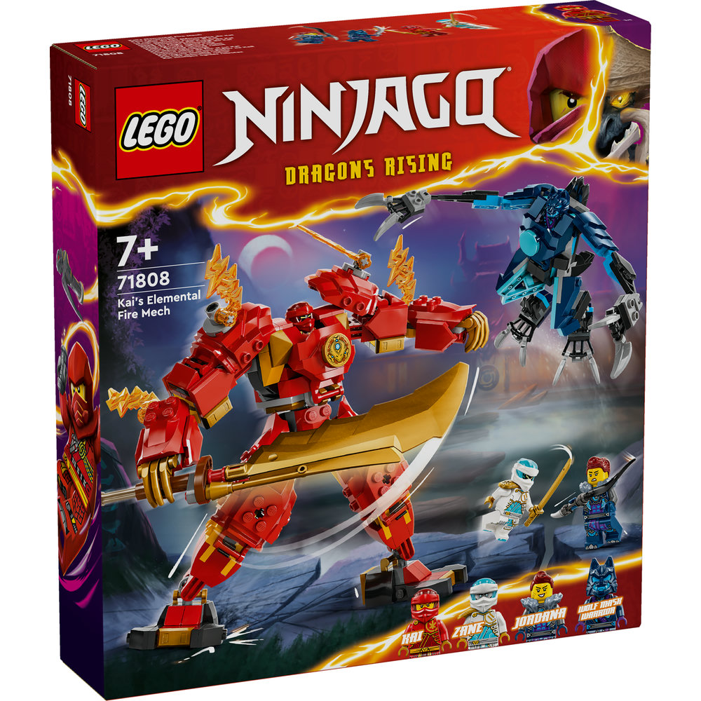 LEGO NINJAGO Kai’s Elemental Fire Mech Toy 71808 - Image 7