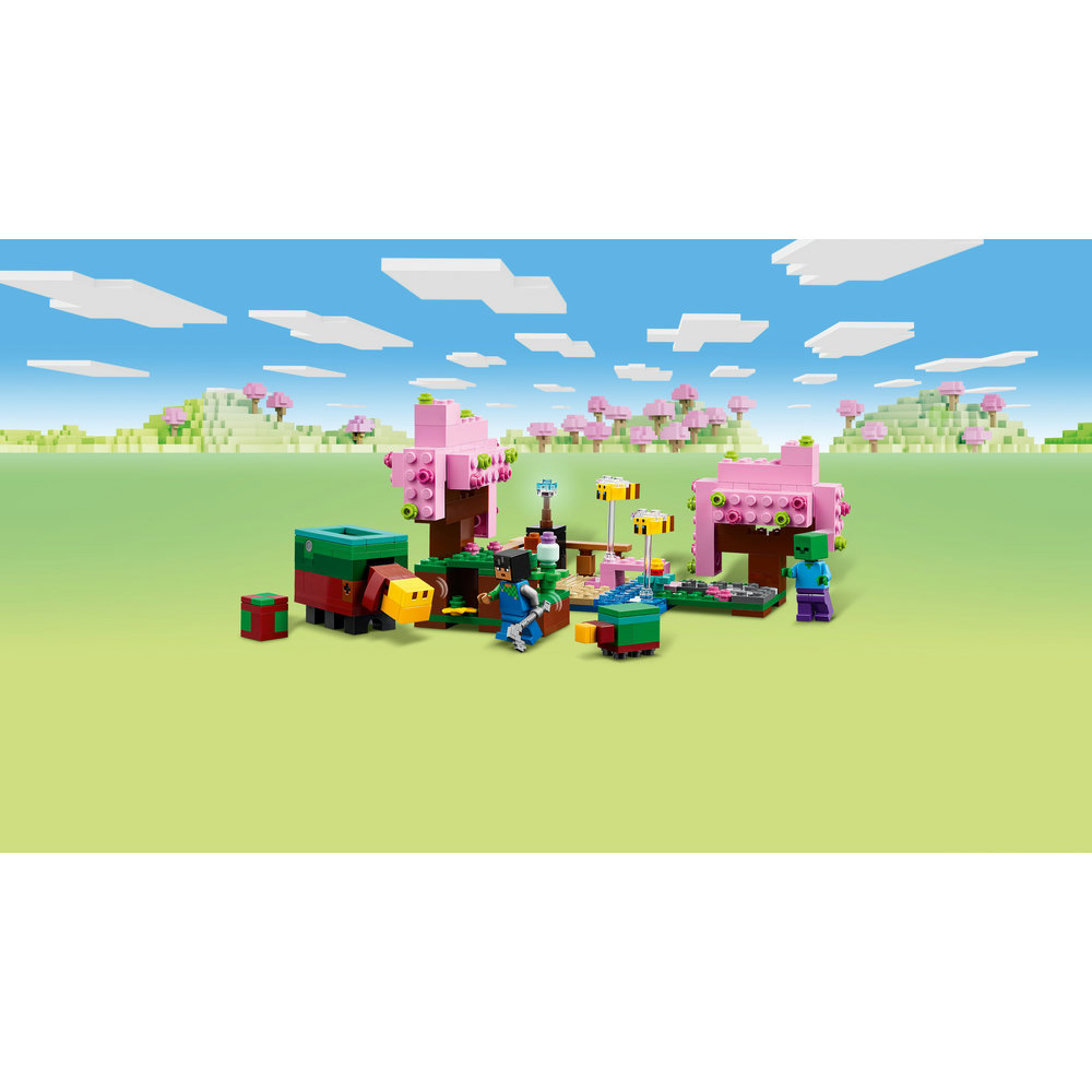 LEGO Minecraft The Cherry Blossom Garden Toy 21260 - Image 4