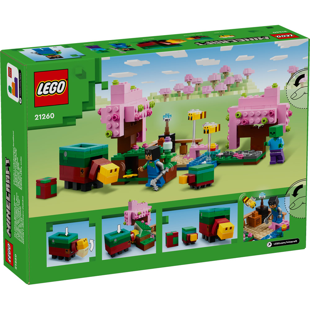 LEGO Minecraft The Cherry Blossom Garden Toy 21260 - Image 8