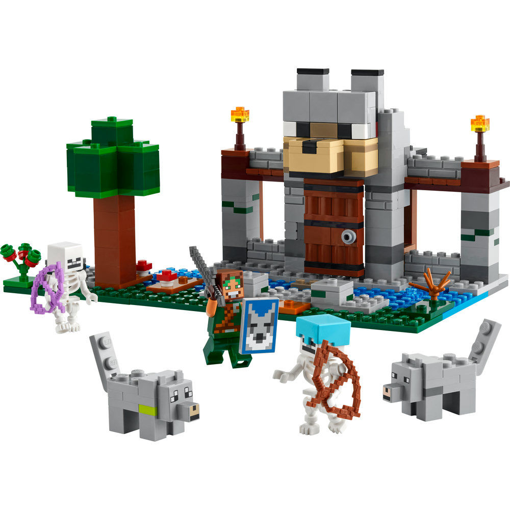 LEGO Minecraft The Wolf Stronghold Fortress Playset 21261 - Image 2