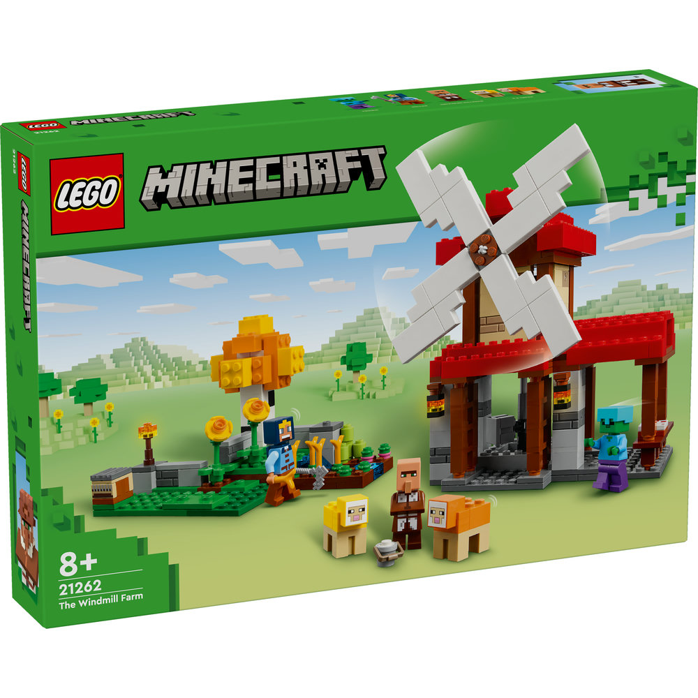 LEGO Minecraft The Windmill Farm Video-Game Set Gift 21262 - Image 1