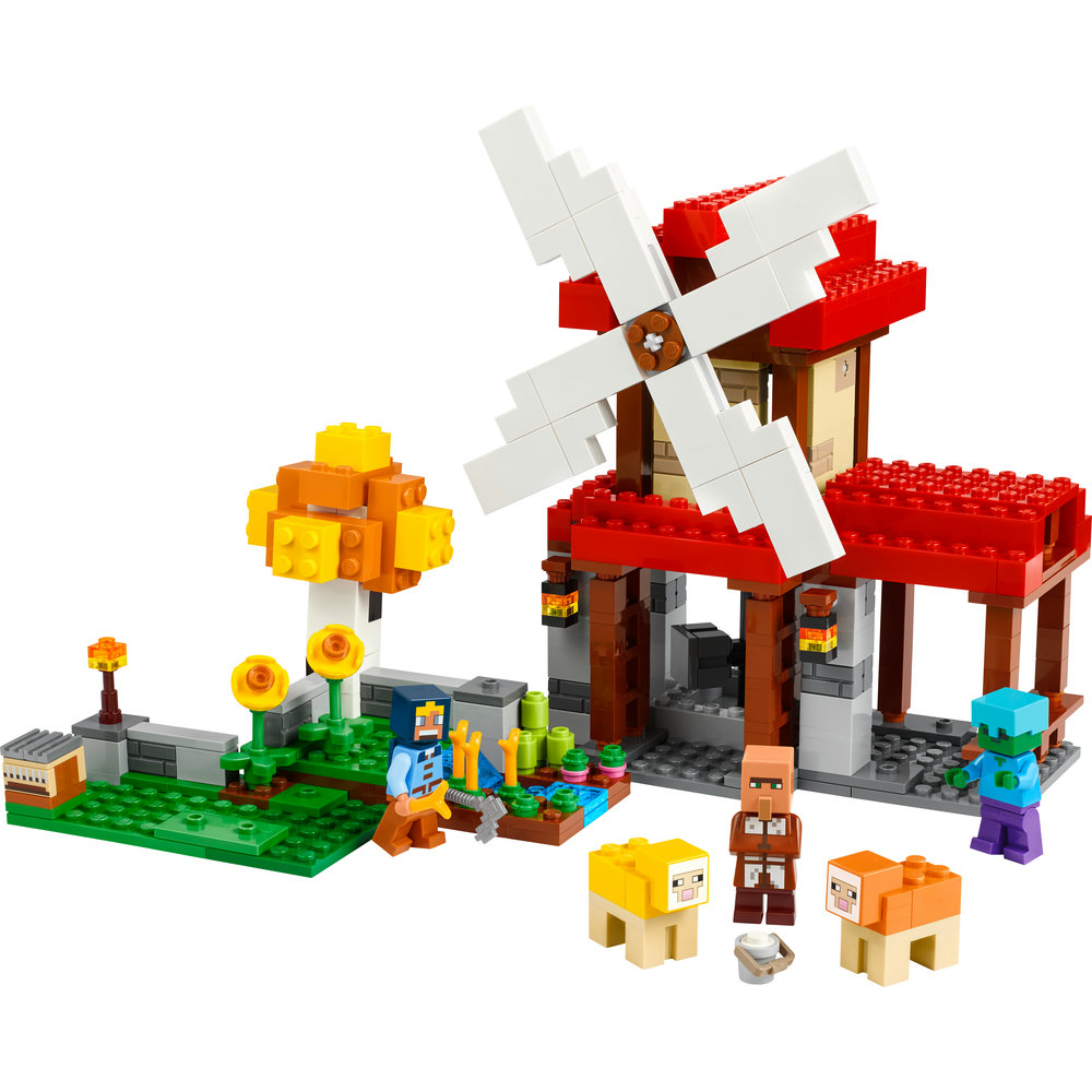 LEGO Minecraft The Windmill Farm Video-Game Set Gift 21262 - Image 2