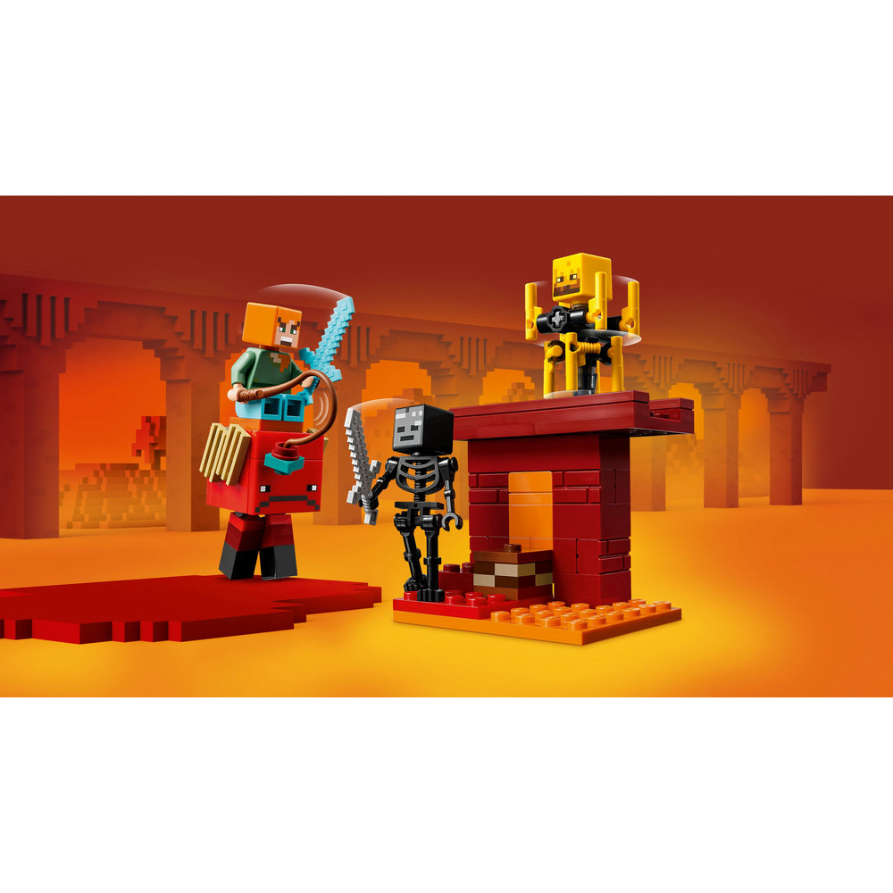 LEGO Minecraft The Nether Lava Battle Gamer Toy for Kids 21266 - Image 3