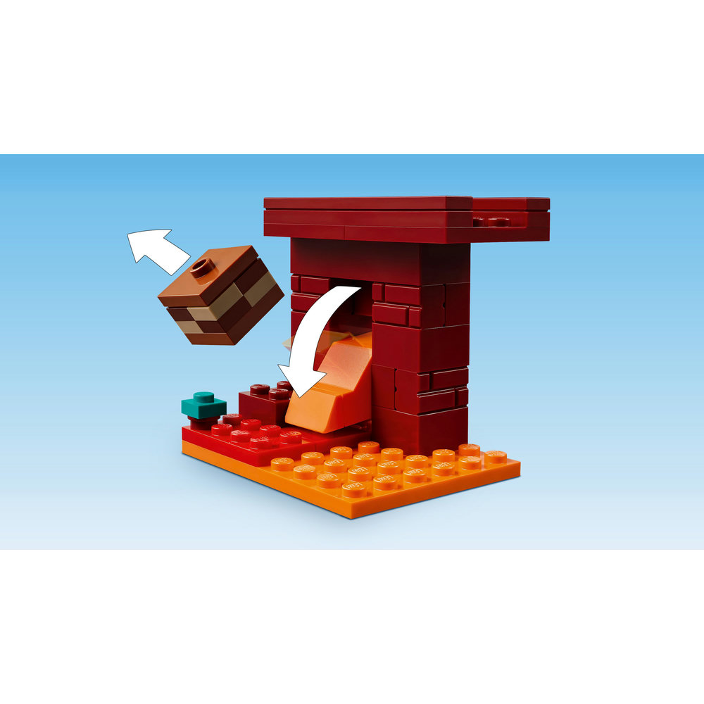 LEGO Minecraft The Nether Lava Battle Gamer Toy for Kids 21266 - Image 5