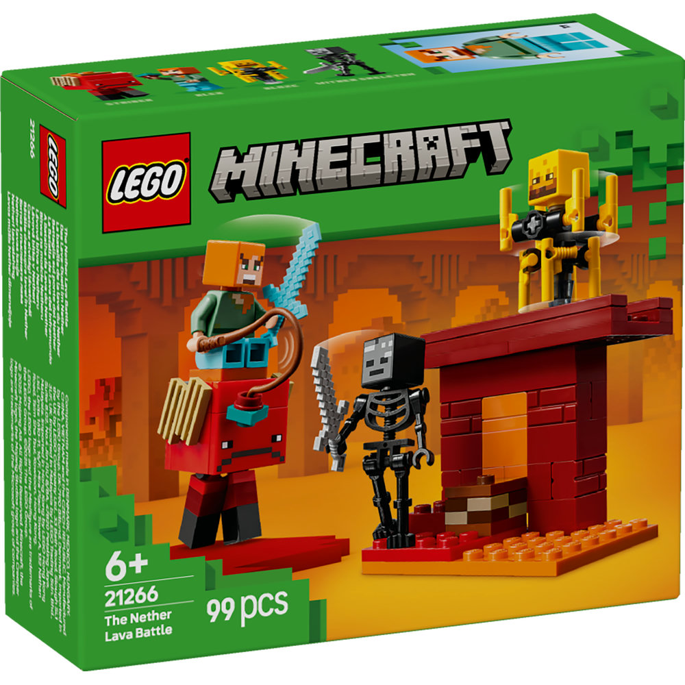 LEGO Minecraft The Nether Lava Battle Gamer Toy for Kids 21266 - Image 8