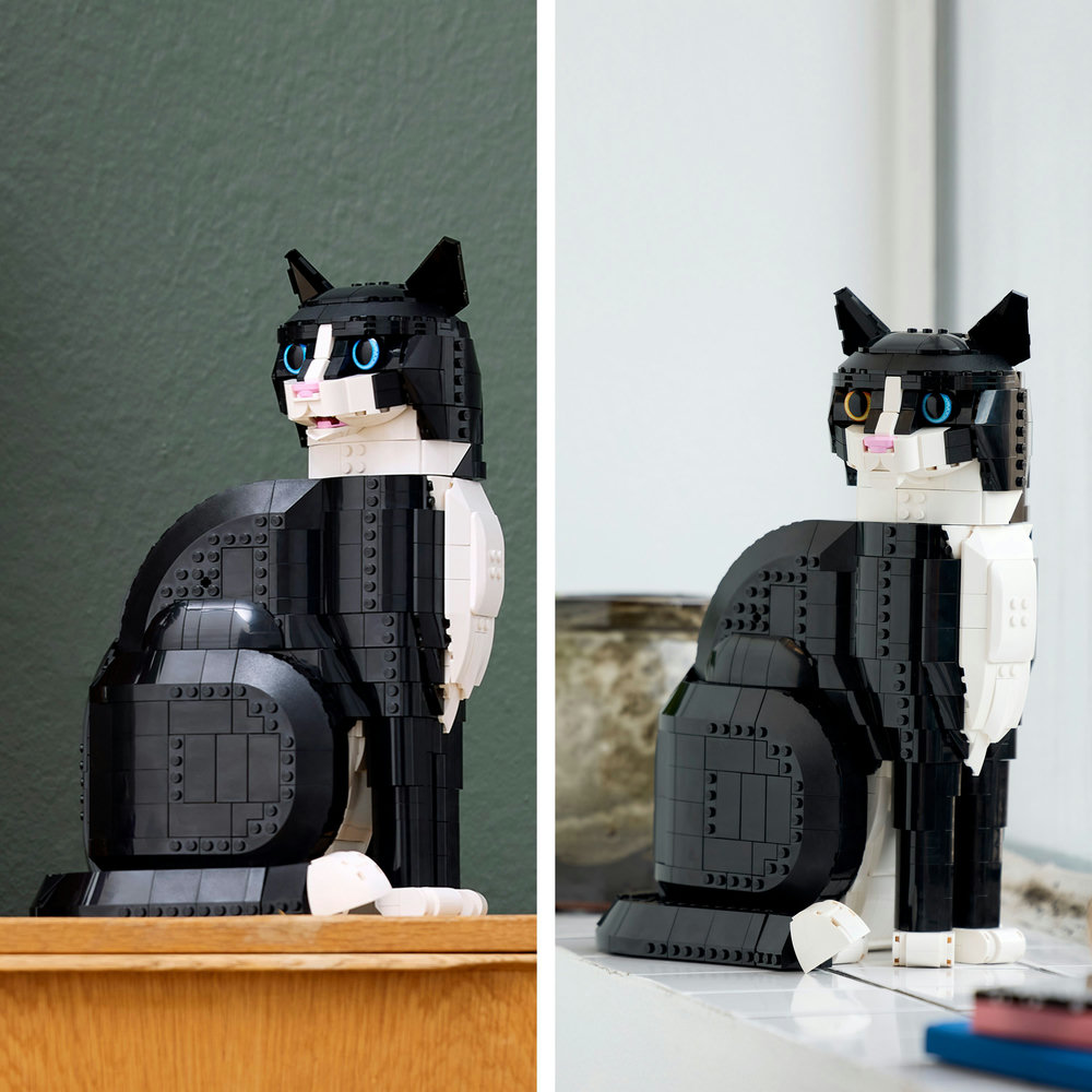 LEGO Ideas Tuxedo Cat, Gift Idea for Animal-Lovers 21349 - Image 9