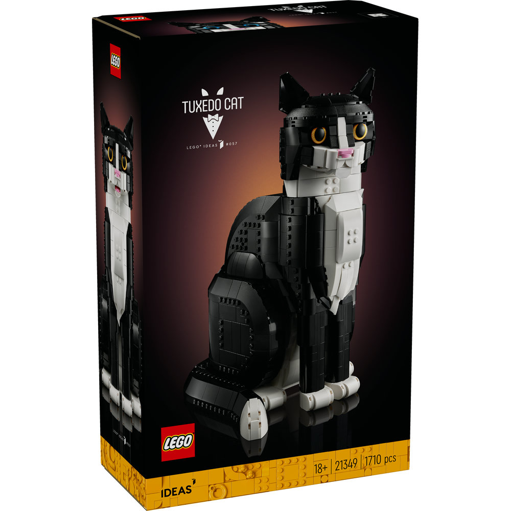 LEGO Ideas Tuxedo Cat, Gift Idea for Animal-Lovers 21349 - Image 7