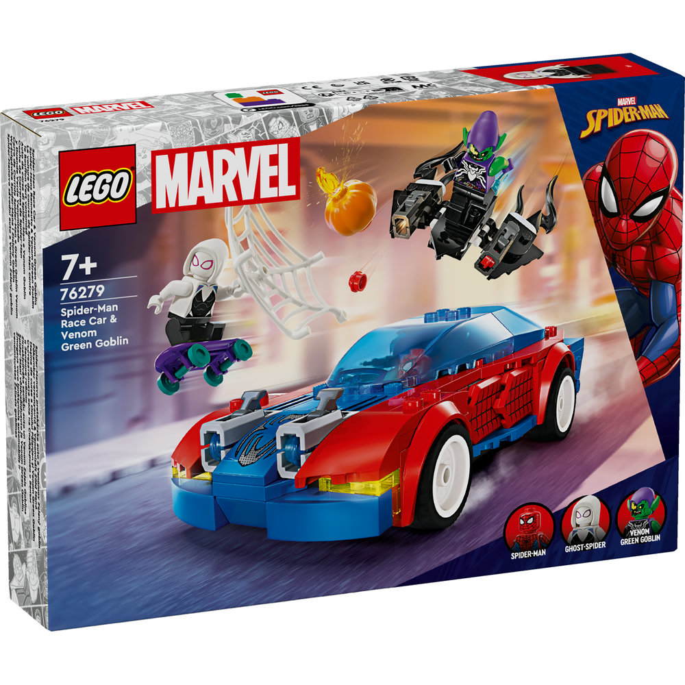 LEGO Marvel Super Heroes Spider-Man Race Car & Venom Green Goblin 76279 - Image 8