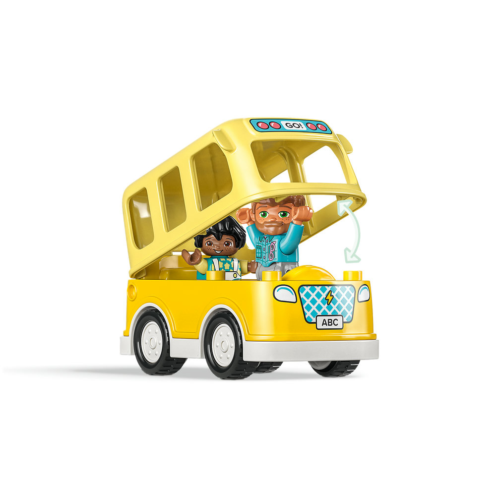 LEGO DUPLO Town The Bus Ride 10988 Building Toy Set (16 Pieces) - Image 5
