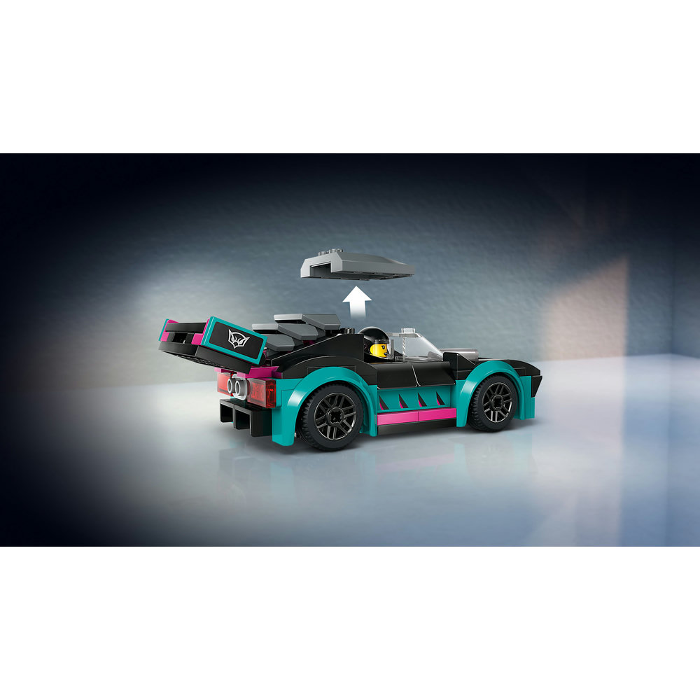 LEGO City Race Car and Car Carrier Truck Building Toy 60406 - Image 5