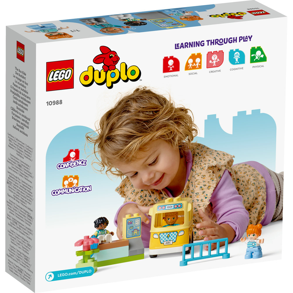 LEGO DUPLO Town The Bus Ride 10988 Building Toy Set (16 Pieces) - Image 7