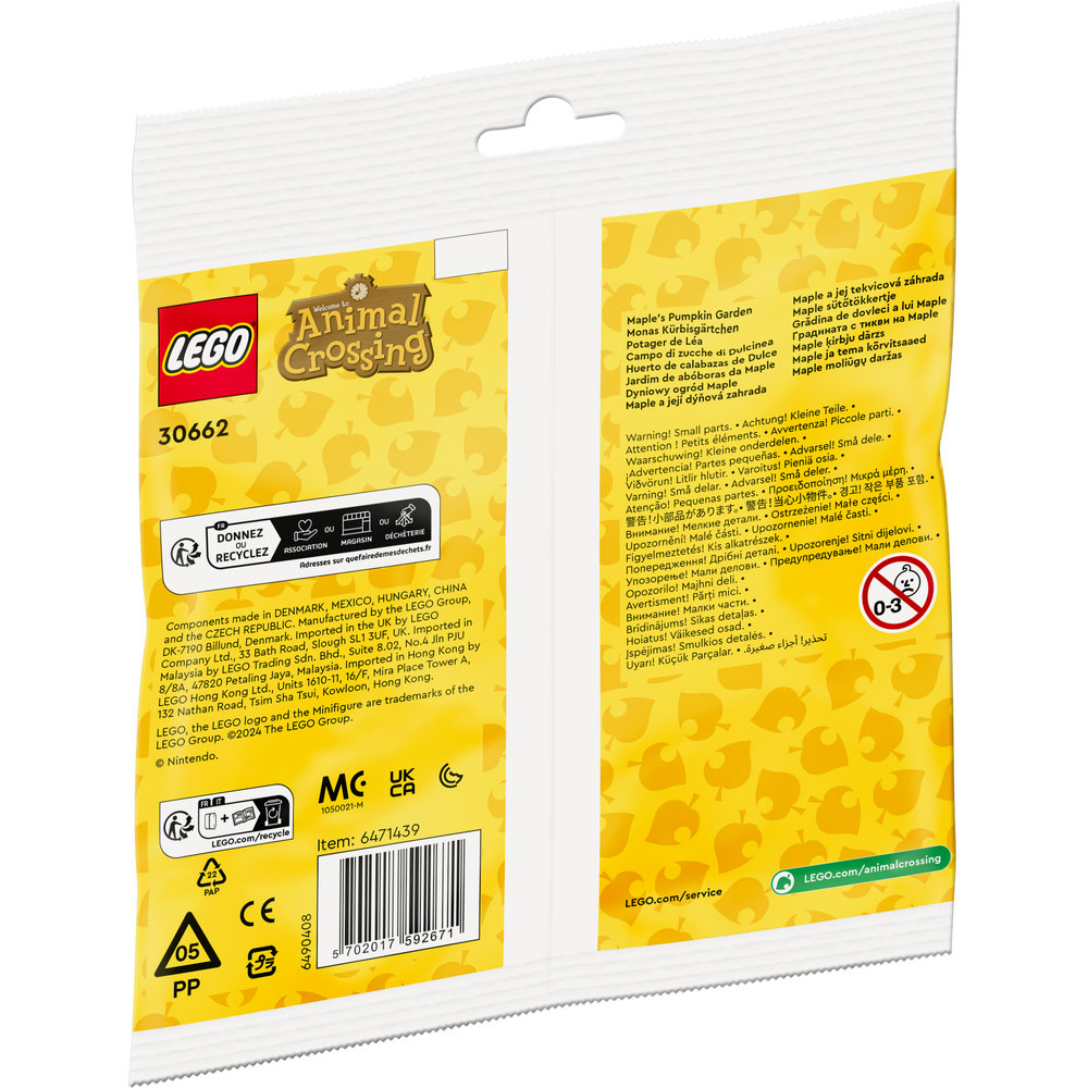 LEGO Animal Crossing Maple's Pumpkin Garden Polybag Set 30662 - Image 3