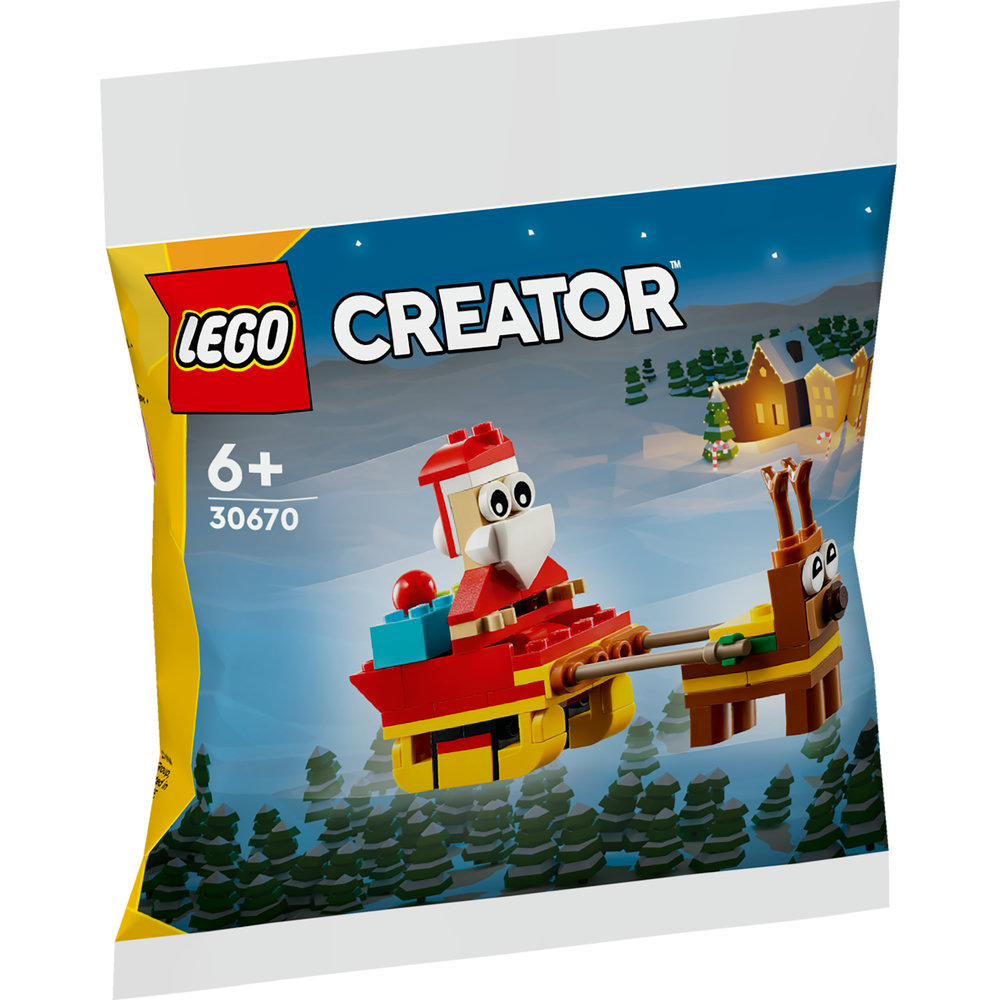 LEGO Creator Seasonal Santa's Sleigh Ride Christmas Polybag Set 30670 - Image 1