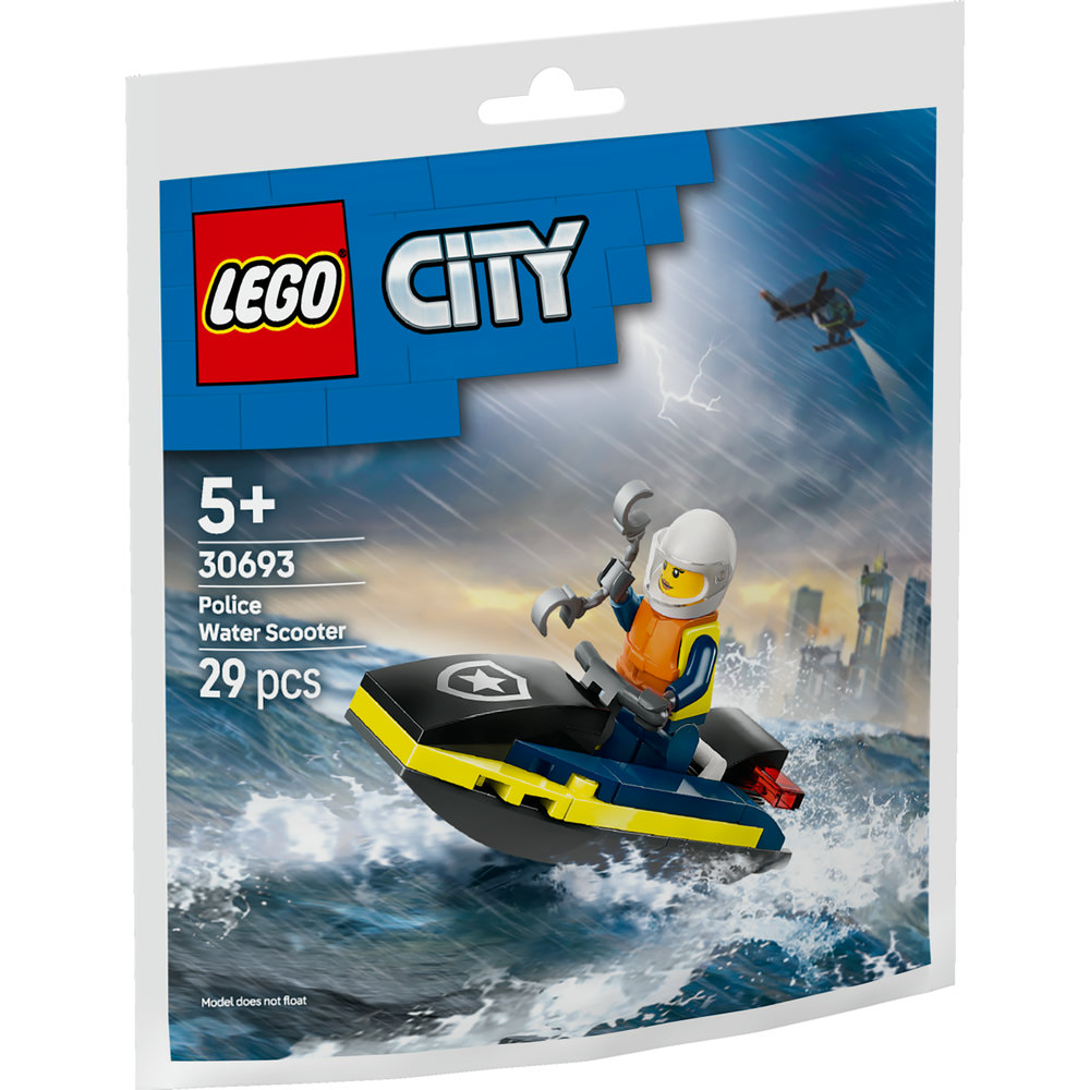 LEGO City Police Water Scooter Polybag Set 30693 - Image 3