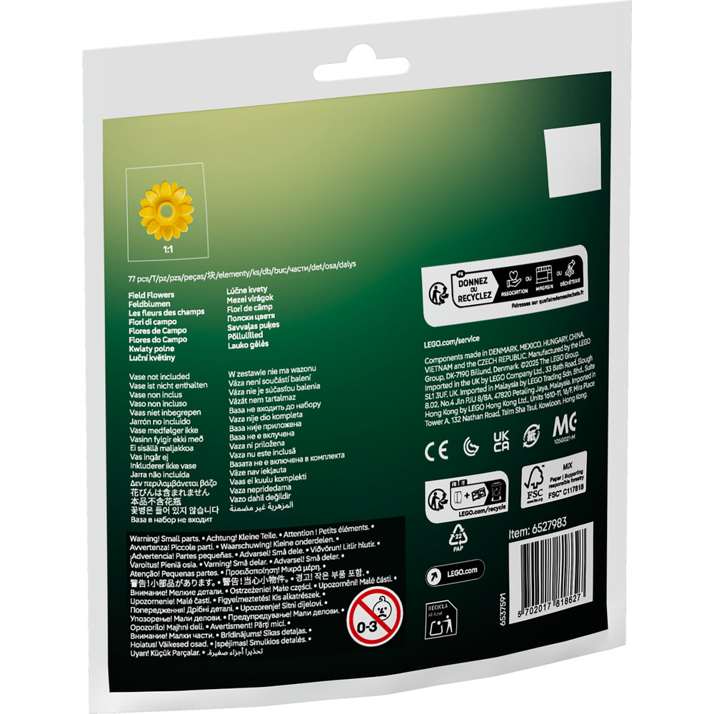 LEGO Botanicals Field Flowers Polybag Set 30701 - Image 4