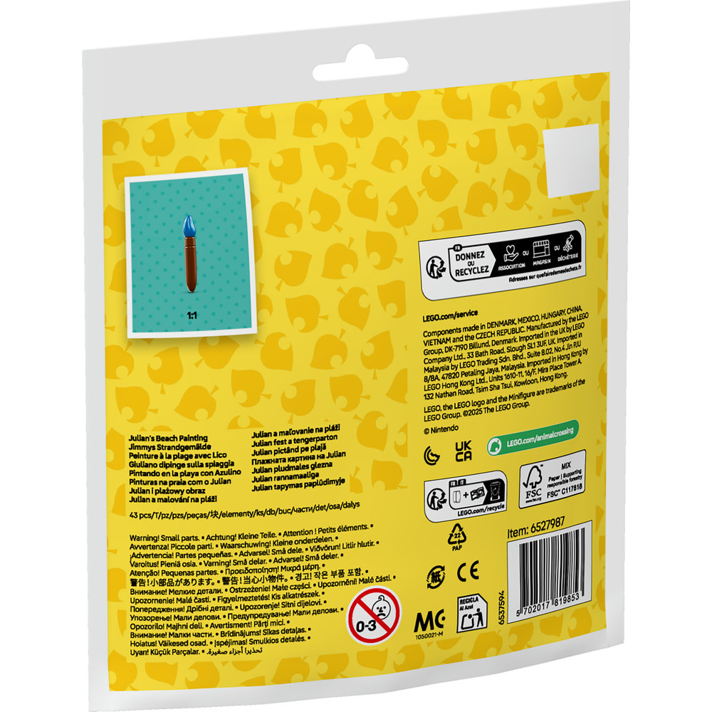 LEGO Animal Crossing Julian's Beach Painting Polybag Set 30703 - Image 4
