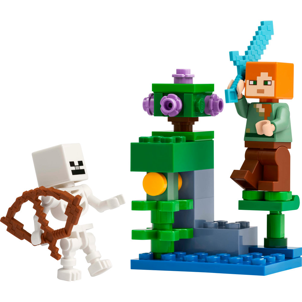 LEGO Minecraft The Lush Cave Fight Polybag Set 30705 - Image 2
