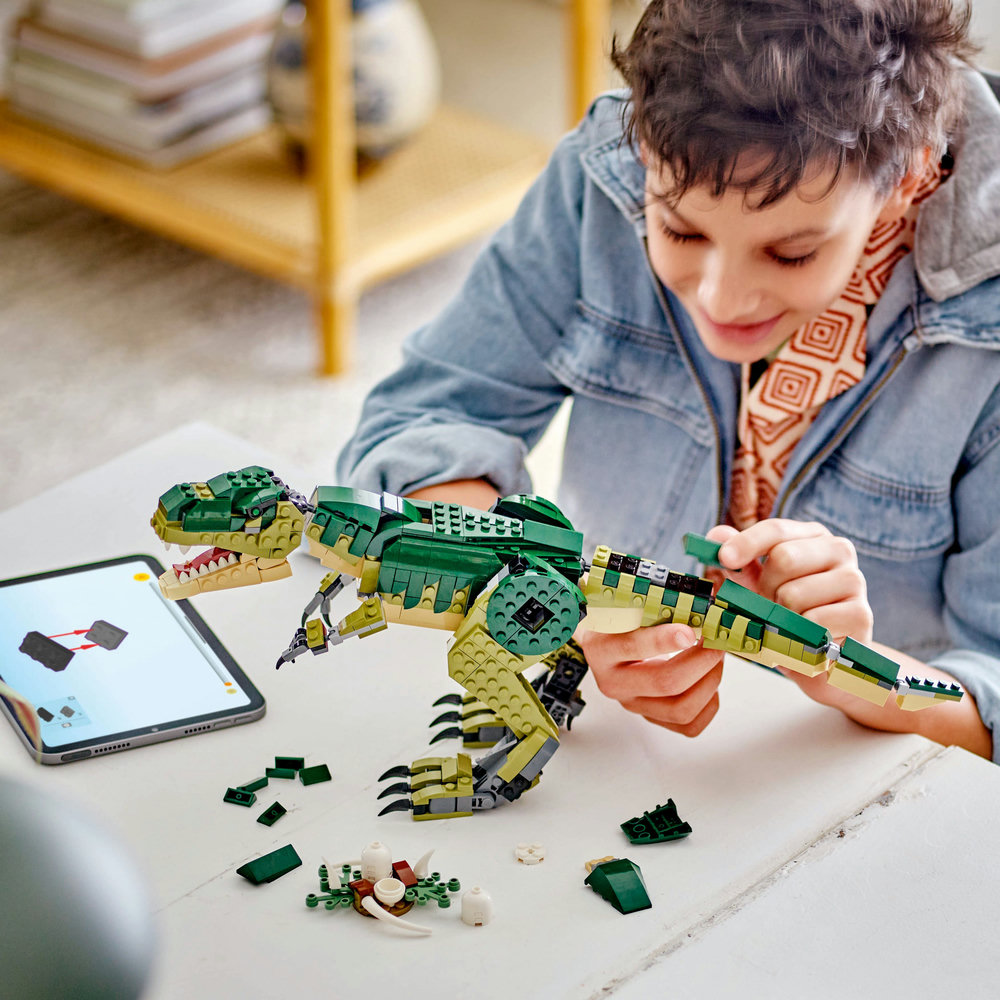 LEGO Creator 3in1 T. rex, Dinosaur Toy for Kids 31151 - Image 7