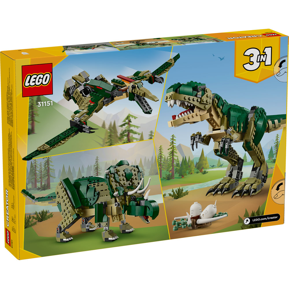 LEGO Creator 3in1 T. rex, Dinosaur Toy for Kids 31151 - Image 8