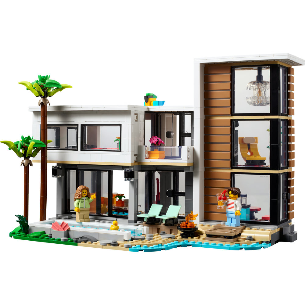 LEGO Creator 3in1 Modern House Toy Playset for Kids 31153 - Image 2
