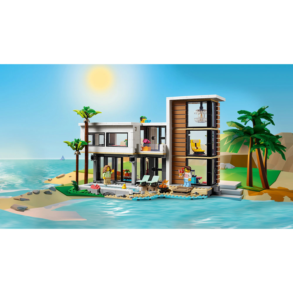 LEGO Creator 3in1 Modern House Toy Playset for Kids 31153 - Image 3