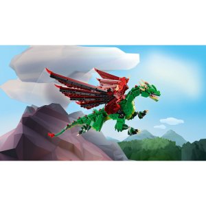 LEGO Creator 3in1 Medieval Dragon Creature Toy Playset 31161 - Image 5