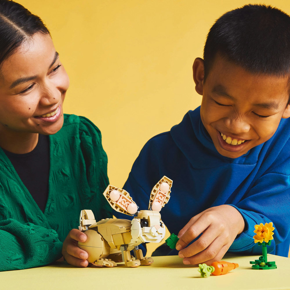 LEGO Creator 3in1 Cute Bunny Toy Animal Playset 31162 - Image 10