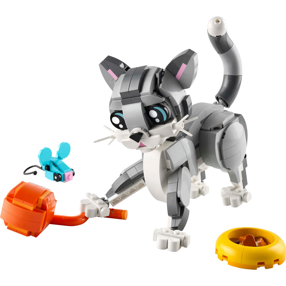 LEGO Creator 3in1 Playful Cat Pet Toy Animal Playset 31163 - Image 2