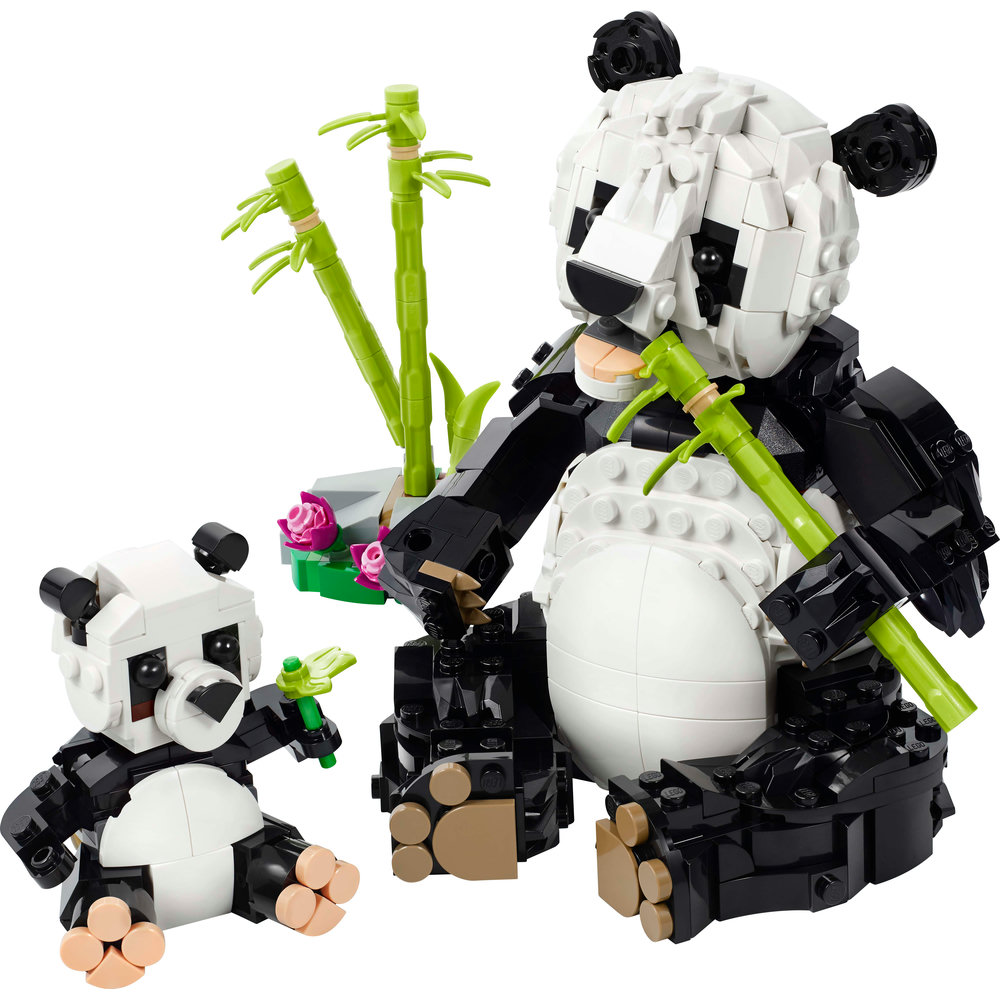LEGO Creator 3in1 Wild Animals: Panda Family Toy Playset 31165 - Image 2