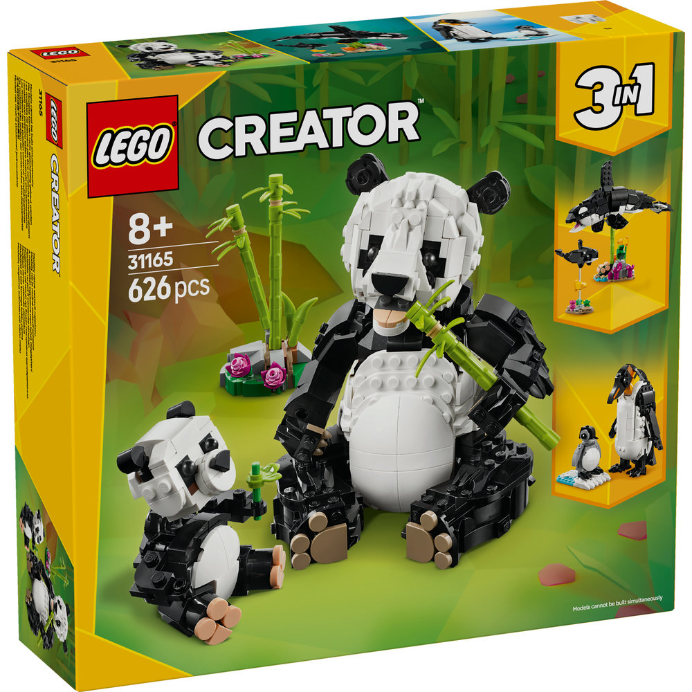 LEGO Creator 3in1 Wild Animals: Panda Family Toy Playset 31165 - Image 8