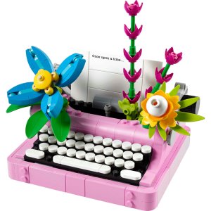 LEGO Creator 3in1 Typewriter with Flowers Toy Playset 31169 - Image 2