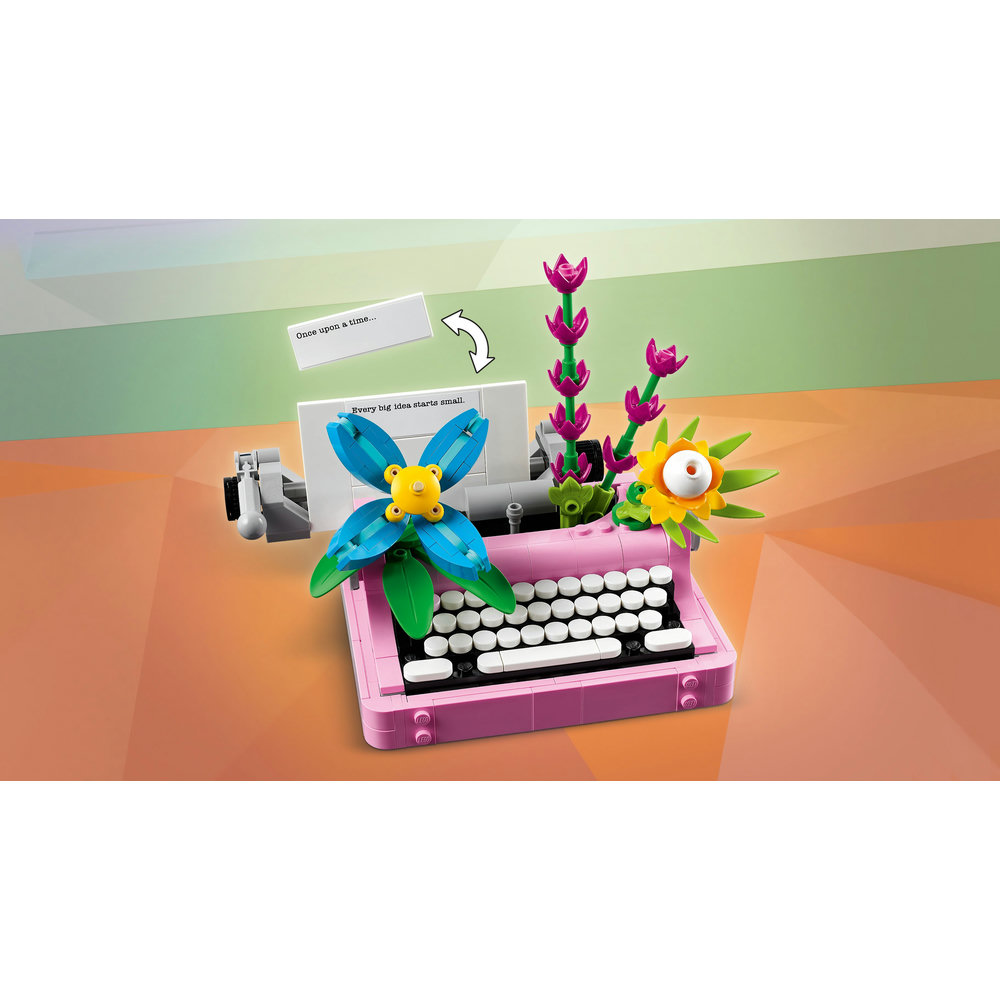 LEGO Creator 3in1 Typewriter with Flowers Toy Playset 31169 - Image 5