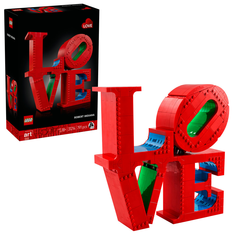 LEGO Art LOVE, Gift for Couples and Home Decor Idea 31214 - Image 1
