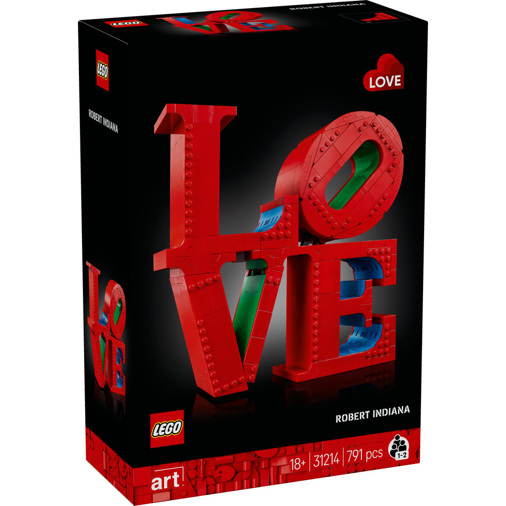 LEGO Art LOVE, Gift for Couples and Home Decor Idea 31214 - Image 8