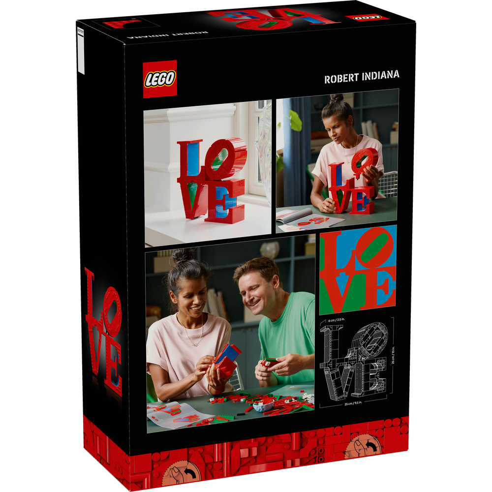 LEGO Art LOVE, Gift for Couples and Home Decor Idea 31214 - Image 9