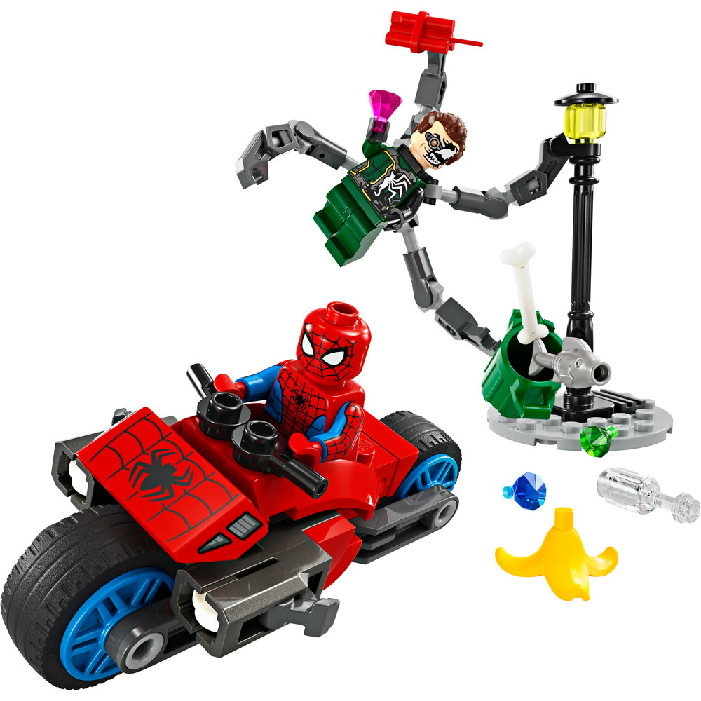 LEGO Marvel Super Heroes Motorcycle Chase: Spider-Man vs. Doc Ock 76275 - Image 2