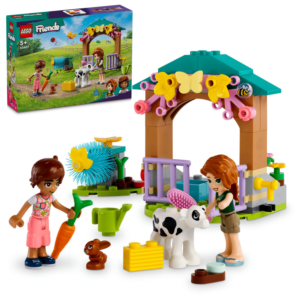 LEGO Friends Autumn’s Baby Cow Shed Toy 42607 - Image 1
