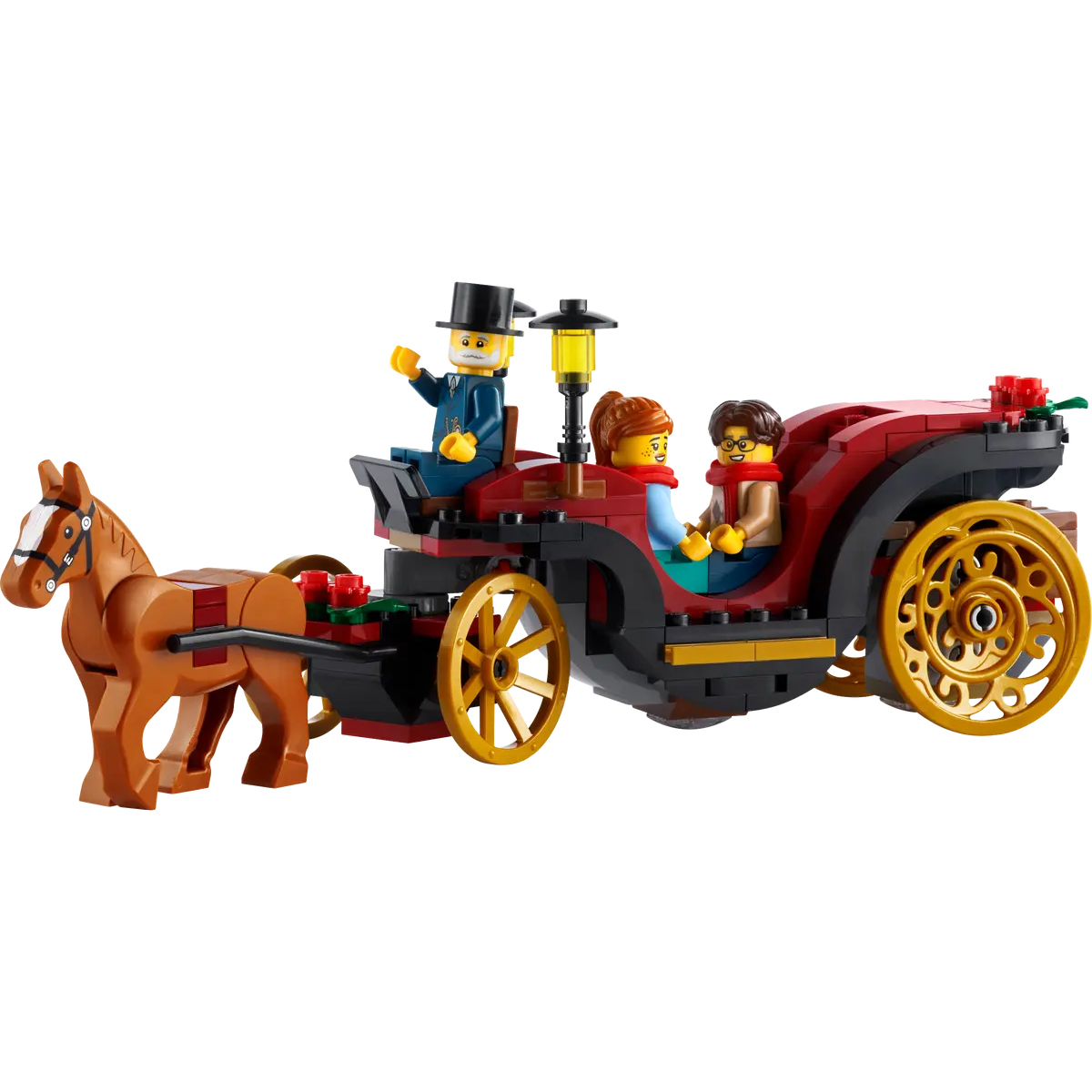 LEGO Seasonal Wintertime Carriage Ride Promotional Set 40603 - Image 2