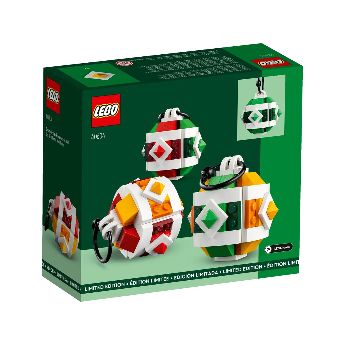 LEGO Seasonal Christmas Decor Set 40604 - Image 5