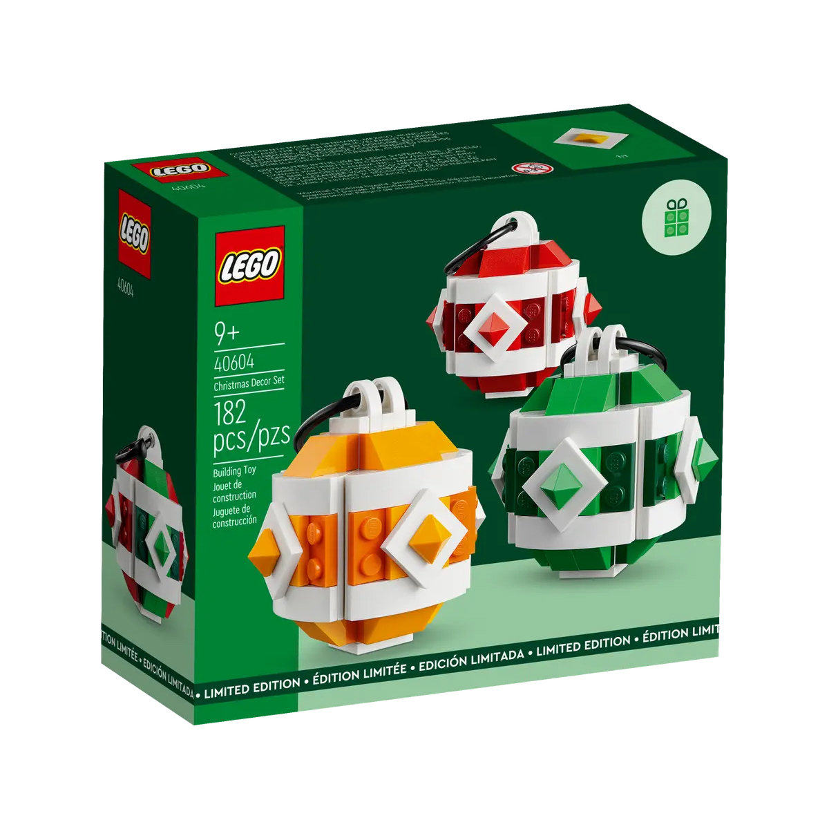 LEGO Seasonal Christmas Decor Set 40604 - Image 1