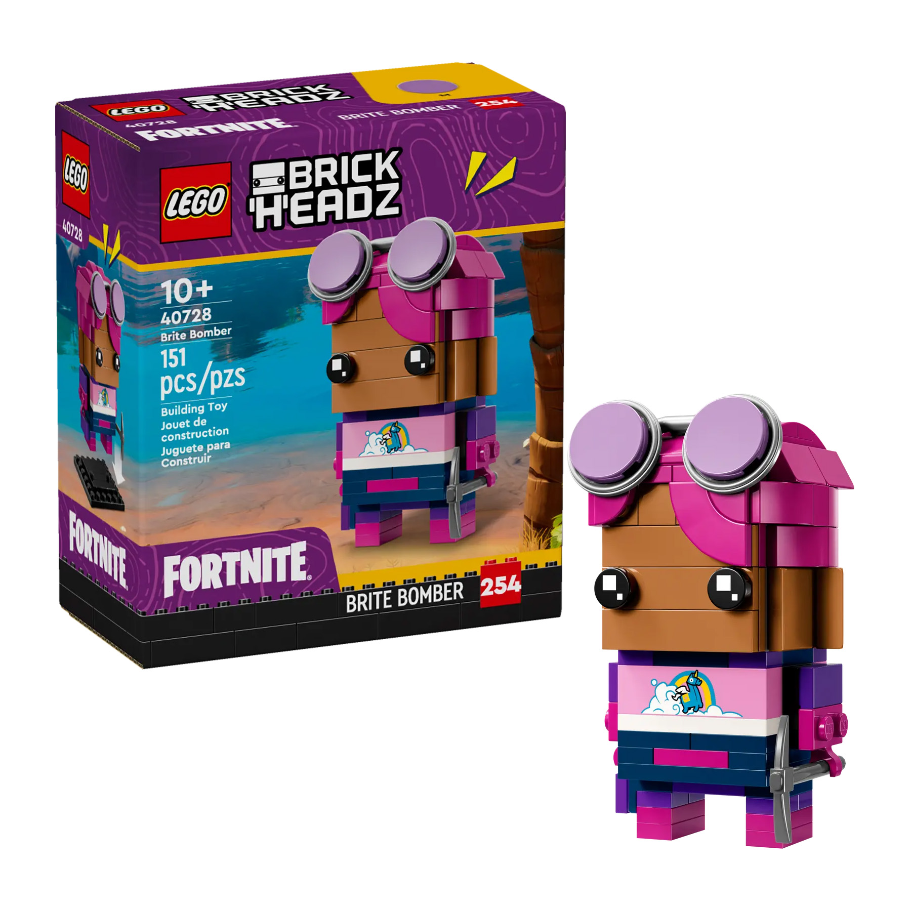 LEGO Brickheadz Fortnite Brite Bomber Character Set 40728 - Image 1