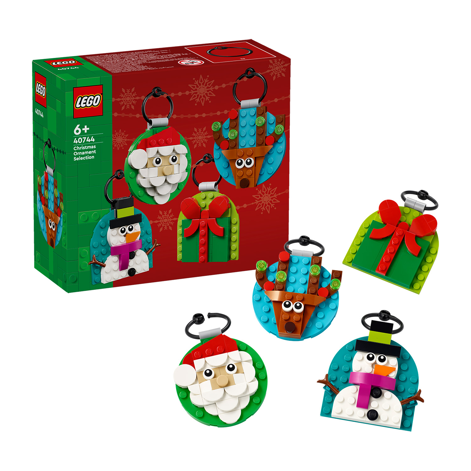 LEGO Christmas Ornament Selection Seasonal Set 40744 - Image 1