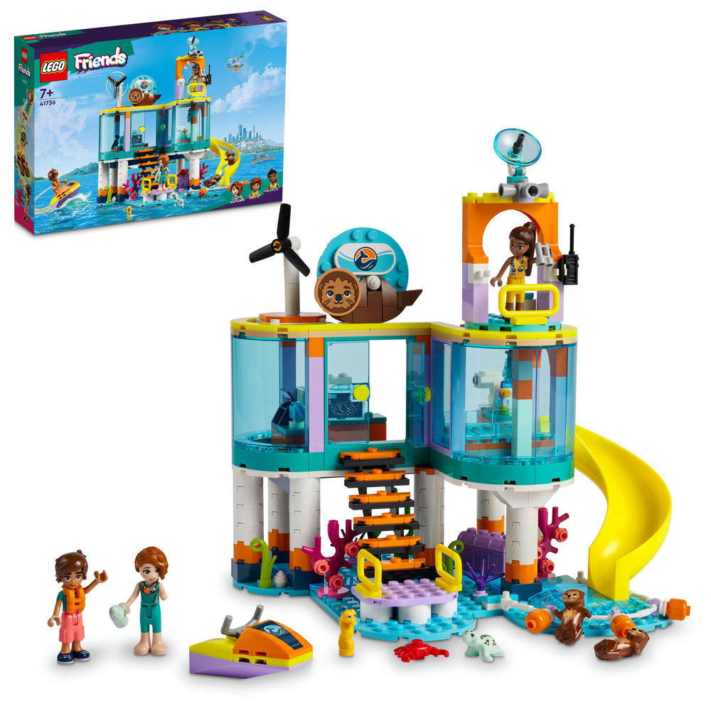LEGO Friends Sea Rescue Centre 41736 Building Toy Set (376 Pieces) - Image 1