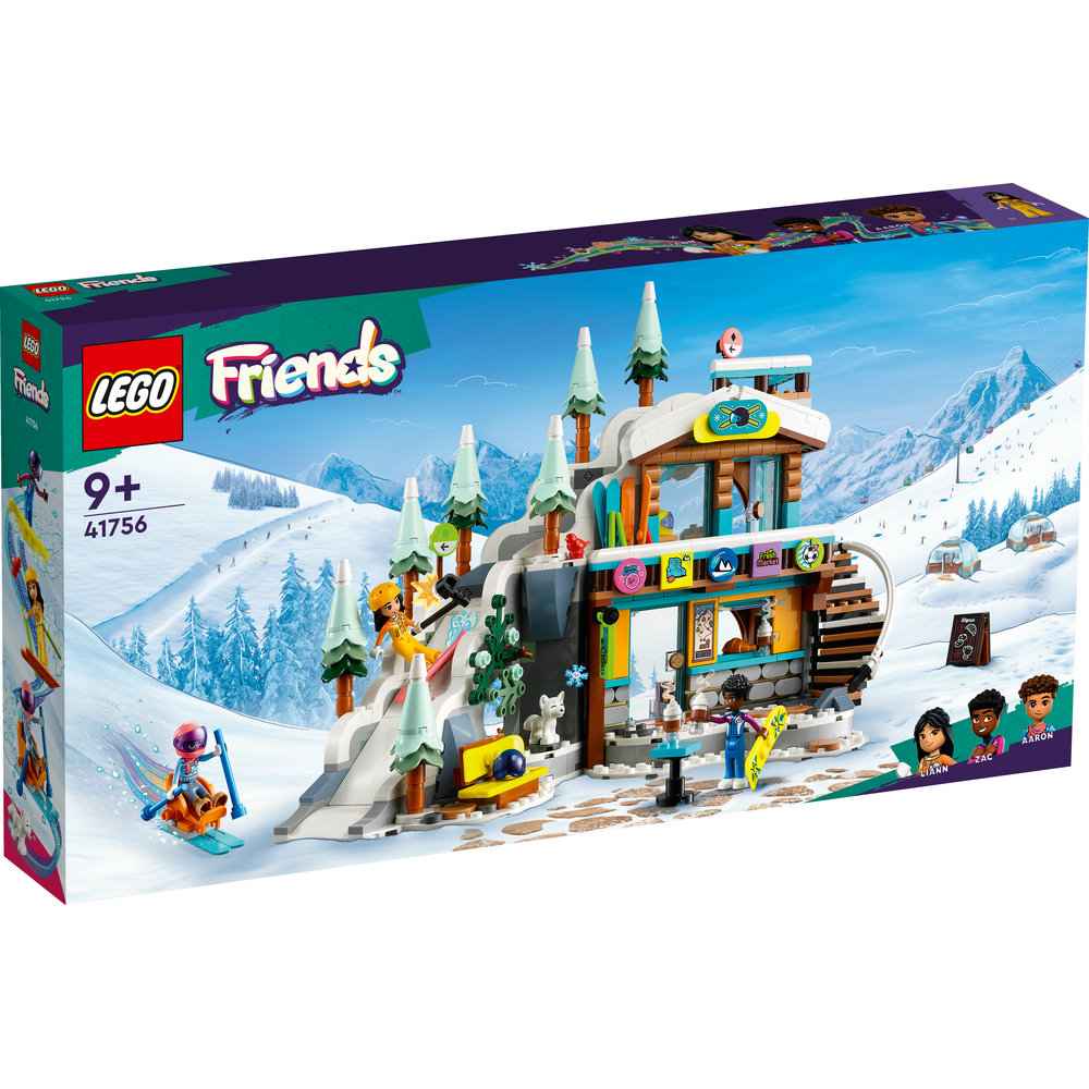 LEGO Friends Holiday Ski Slope and Café 41756 Building Toy Set (980 Pieces) - Image 1