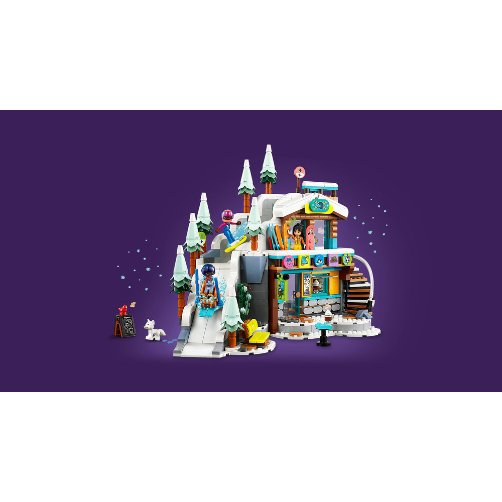 LEGO Friends Holiday Ski Slope and Café 41756 Building Toy Set (980 Pieces) - Image 4