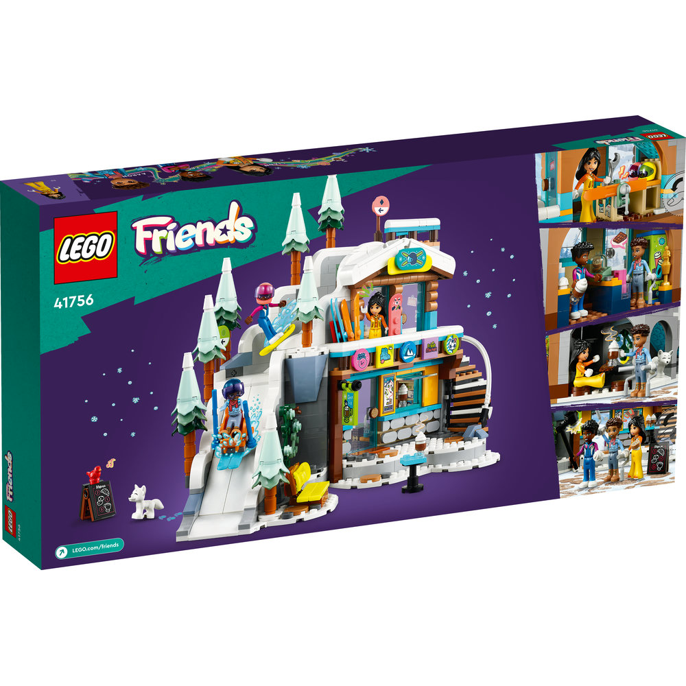 LEGO Friends Holiday Ski Slope and Café 41756 Building Toy Set (980 Pieces) - Image 8