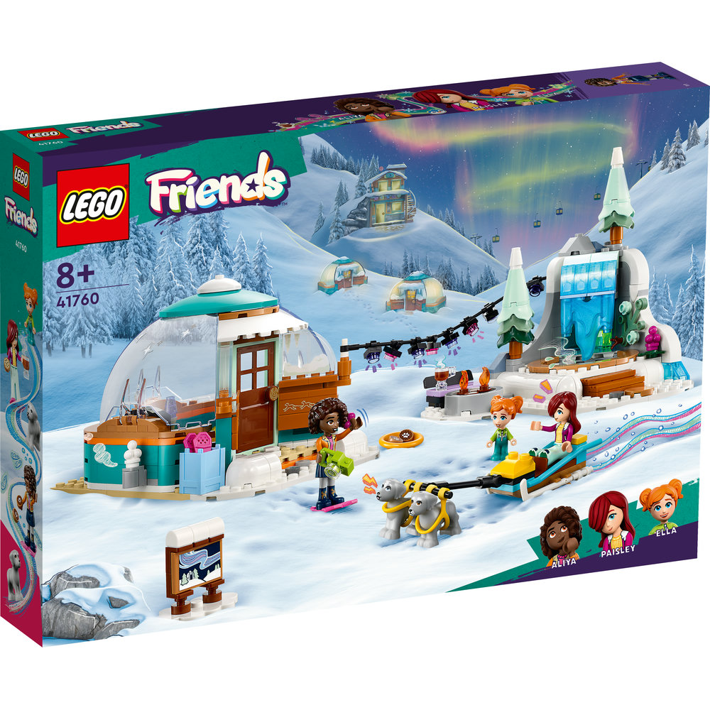 LEGO Friends Igloo Holiday Adventure 41760 Building Toy Set (491 Pieces) - Image 1
