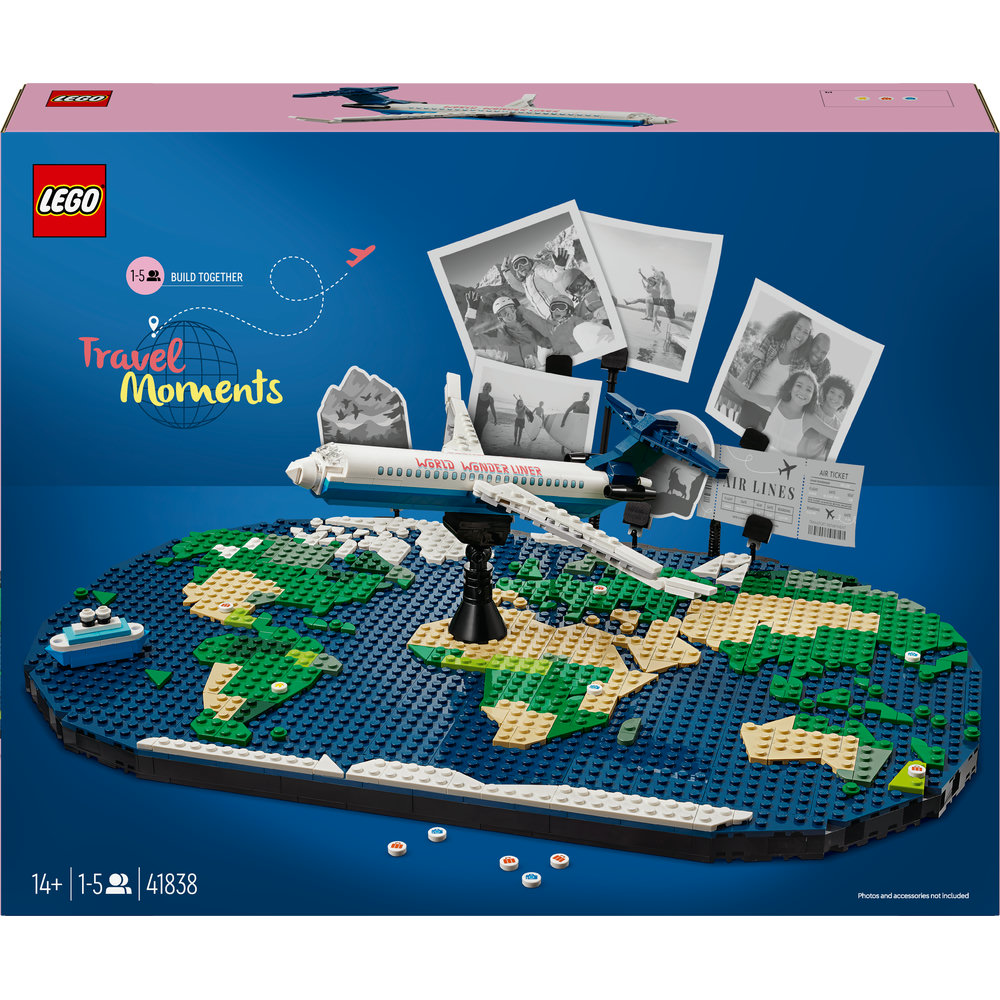 LEGO Family Travel Moments World Map Toy Set 41838 - Image 1