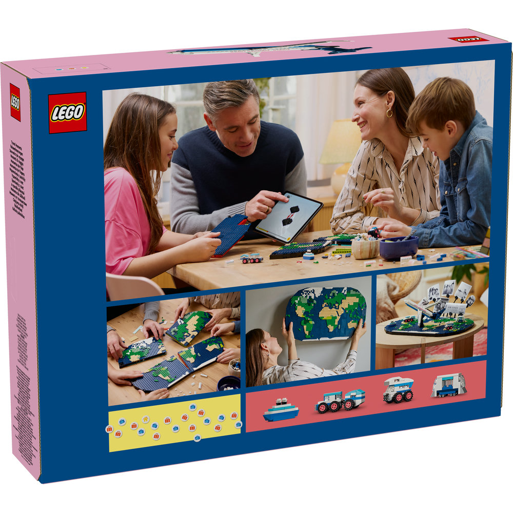 LEGO Family Travel Moments World Map Toy Set 41838 - Image 9