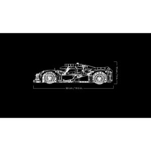 LEGO Technic PEUGEOT 9X8 24H Le Mans Hybrid Hypercar 42156 Building Kit (1,775 Pieces) - Image 4